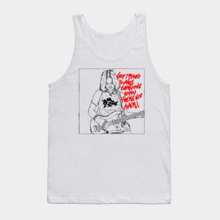 a girl with a guitar Tank Top